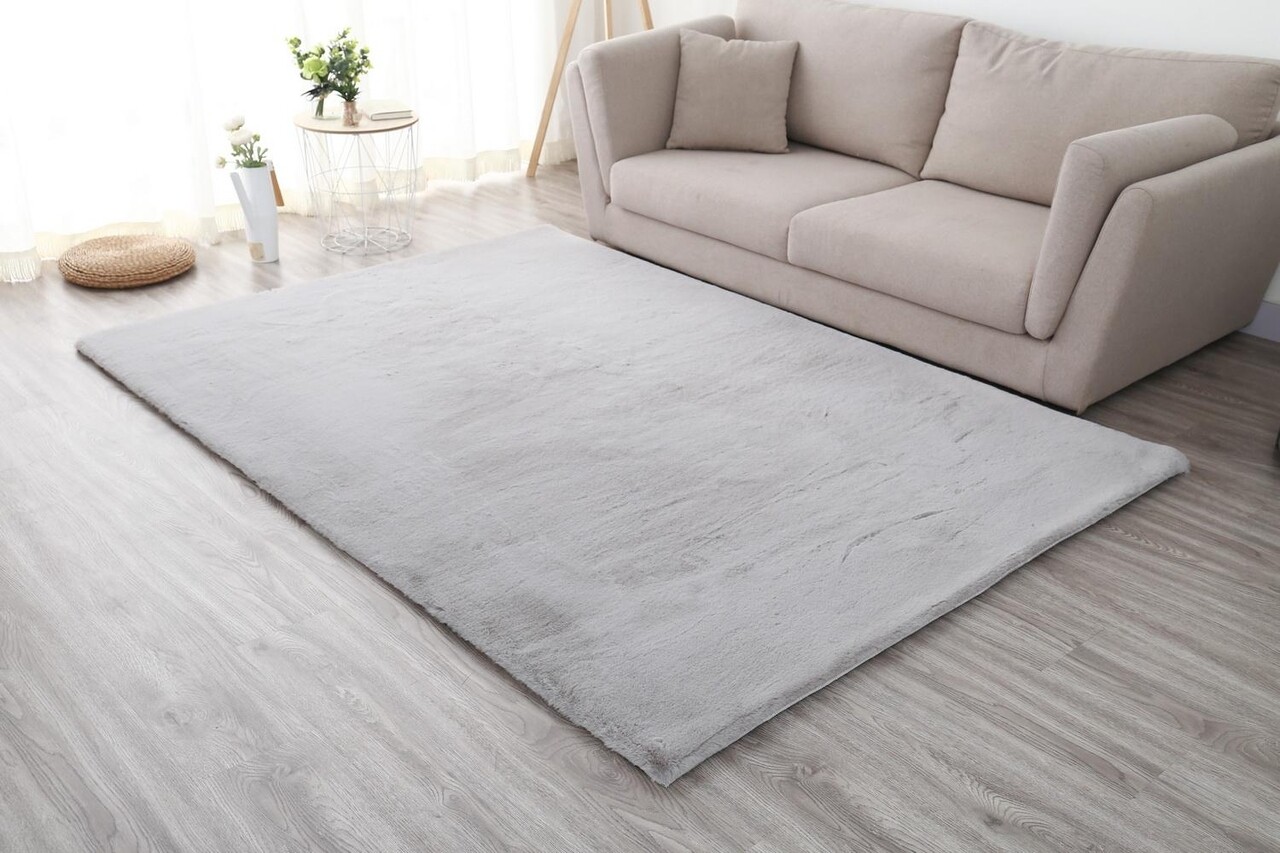 Shaggy soft szőnyeg, heinner, 160x230 cm, poliészter/pamut, szürke