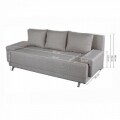 Napoli Beige kanapéágy, 205x90x86 cm, tároló dobozzal