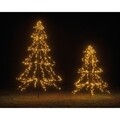 Világító dekoráció 8 funkcióval Fa, Lumineo, H200 cm, 420 LED, meleg fény