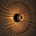 Aspendos N-643 Fali lámpa, Noor, 16 x 56 cm, 1 x E27, 100W, fekete