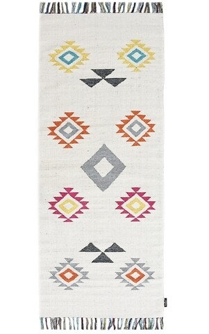 Kilim szőnyeg, Country Modern 330, Baketo, 100% pamut, kézzel készített, 60x200 cm