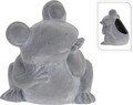 Frog Virágcserép, 19,5x17,5x20,5 cm, cement, szürke