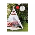 Tepee gyerek kerti sátor, Decoris, 120x120x155 cm, poliészter, tarka