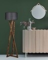 Luin Csillár, 8279-1, E27, 60 W, fa/textil