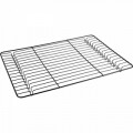 Tapadásmentes grill fémtex torta és sütemények hűtésére, 32 x 45 cm, rozsdamentes acél, fekete