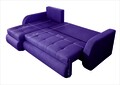 Siena Purple Megfordítható sarokkanapé 243x141x81 cm tárolóládával