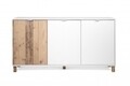 Finori Komód, Menorca 01B, 160 x 86 x 35 cm, PAL, fehér / barna