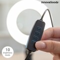 InnovaGoods Lumahoop Kör alakú LED szelfi lámpa, 26 cm, USB