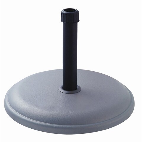 Kerti napernyő alap 16 kg Ø30 - 35 - 38 mm, 45 x 45 x 5 cm, cement, szürke