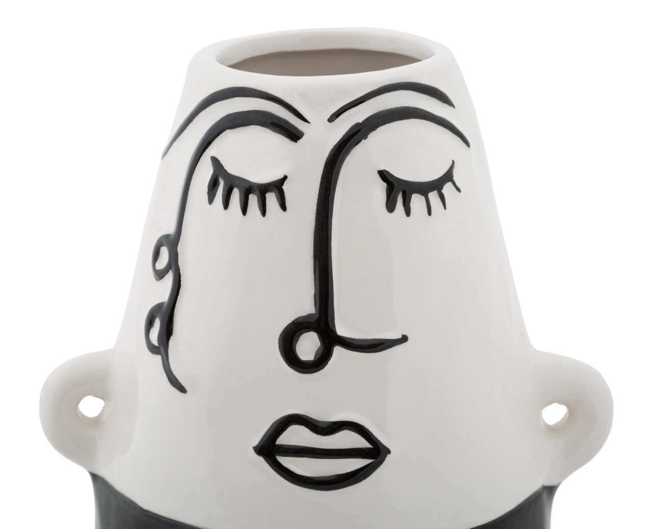 Thinking Face Váza, Mauro Ferretti, 16.2x13.3x21 Cm, Porcelán