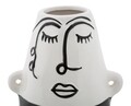 Thinking Face Váza, Mauro Ferretti, 16.2x13.3x21 cm, porcelán