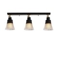 Lustra Foca N-116, Noor, 62 x 22 cm, 3 x E27, 100W, negru