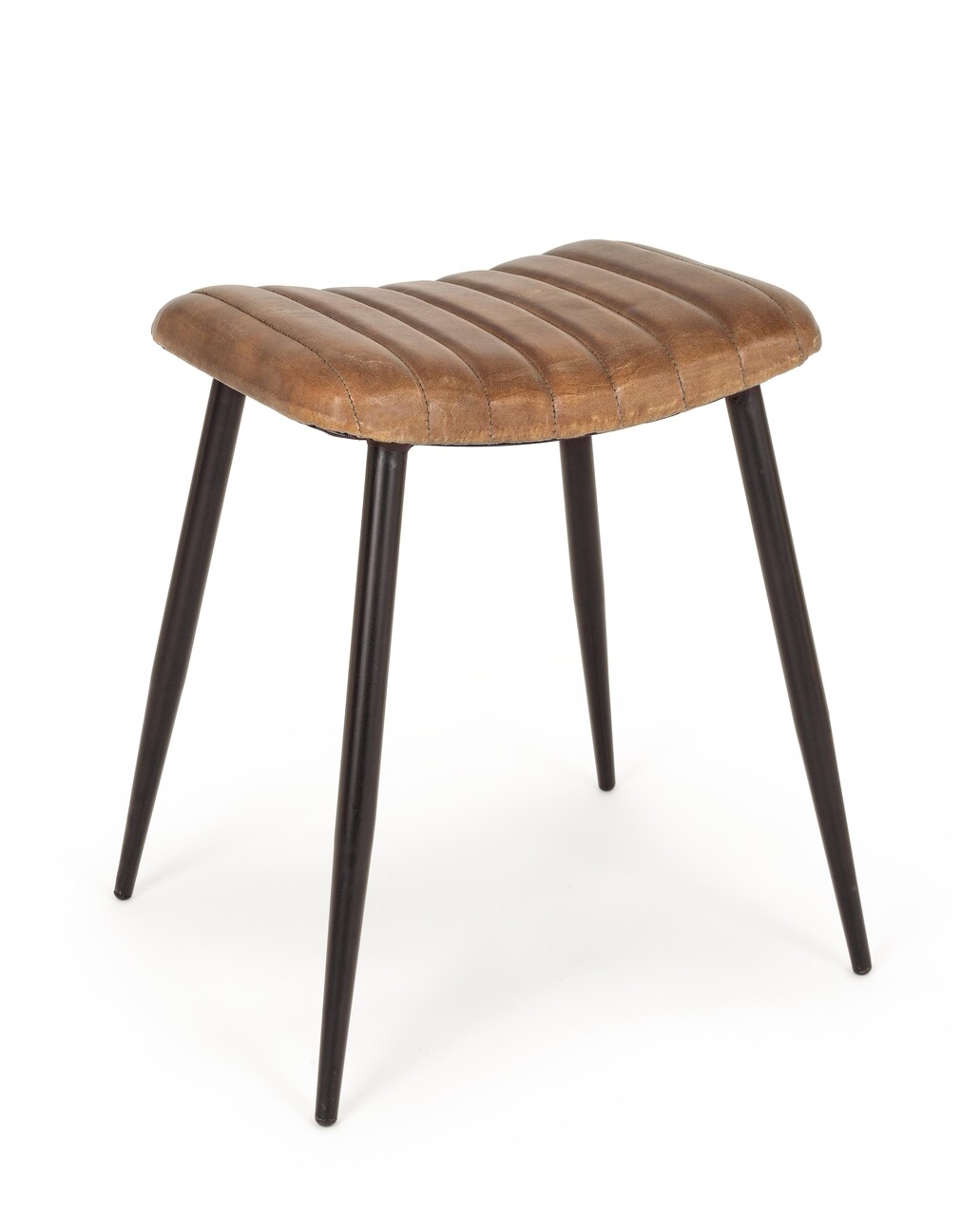 Nadira szék, bizzotto, természetes bőr, 45x39x56 cm, barna