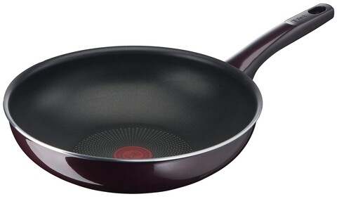 Wok serpenyő, Tefal, Resist Intense, 28 cm Ø, alumínium