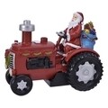 Világító dekorációs traktor, Lumineo, 7 LED, 19x15 cm, többszínű