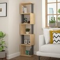 Biblioteca Piri, Decortie, 35x30x161 cm, bej