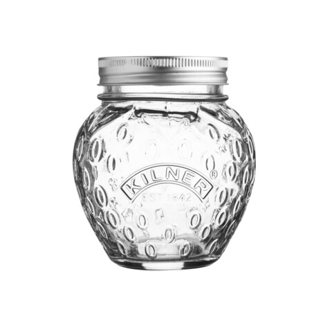 Kilner Befőttesüveg fedővel, Strawberry, 0.4 L, üveg, áttetsző