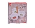 Italian Design snack konténer, 20x36x13,5 cm, porcelán