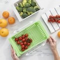Friwer InnovaGoods 2 db Hűtőszekrény rendszerező, állítható hosszúság, 20-28x16.5x7 cm