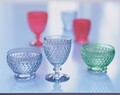 4 pohár víz készlet, Villeroy & Boch, Boston, 400 ml, kristályüveg, piros