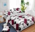 Francia ágynemű, King Size, 4 db, BS014, polipamut, sokszínű