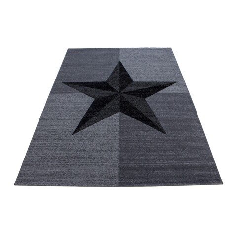Verdis Star Szőnyeg, Decorino, 160x230 cm, polipropilén, szürke