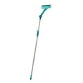 Ablaktisztító, 3 az 1 -ben, Wiper W&F Cleaner L micro duo, Leifheit, 33 cm, gumi / mikroszálas, fehér / zöld