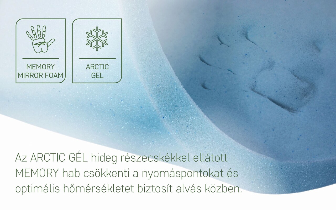 Green Future Superorthopedic Lavender Therapy Memory Arctic Gel Matrac 90x200 Cm