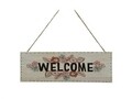 Welcome Üdvözlő dekoráció, Decoris, 30x10 cm