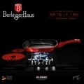 Grill serpenyő, Berlinger Haus, 28 cm, kovácsolt alumínium és márvány, Burgundia