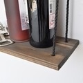 Evila Originals Fali polc, 60x13 cm, bézs/fekete