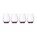 4 pohár készlet, Villeroy & Boch, Colorful Life, 420 ml, kristálypalack, piros