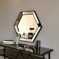 Oglinda decorativa A404, Neostill, 61 x70 cm, argintiu