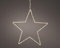 Star világító dekoráció, Lumineo, H38 cm, 130 LED, meleg fény