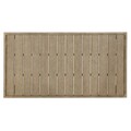 Silo Point Sarokkanapé 2 db asztalkával, L.339/270 l.94 H.88.9 cm, eukaliptusz fa, természetes/szürke