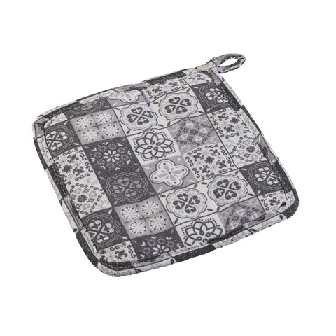 Mandala Grey Forró edény alátét, Versa, 20x20 cm, textil anyag