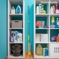Wringop InnovaGoods 2 az 1-ben öncsavaró szivacsos felmosó, 133 cm