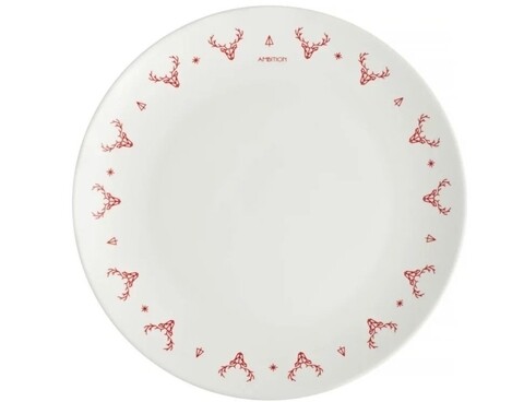 Ambition Desszertes tányér, 20 cm, porcelán, fehér