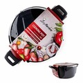 Luigi Ferrero Rosso FR-2411 Lábas fedővel, Ø28 cm, 6,7 L, préselt alumínium / tapadásmentes bevonat