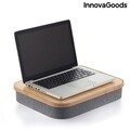 Larage Hordozható laptop asztal tárolóhelyekkel, InnovaGoods, 33x40.5 cm