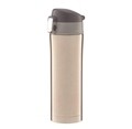 Termosz bögre fényes biztonsági gombbal, Ambition, 420 ml, rozsdamentes acél, arany