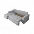 Siena Lux Grey Kihúzható sarokkanapé 243x141x81 cm tárolóládával