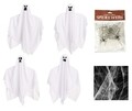 4 darabos Kerti dekoráció Halloween Ghost, 45 cm