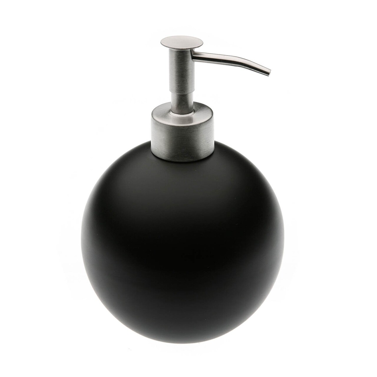 Folyékony szappanadagoló Verena, Versa, Ø10,5x16,2 cm, acél, fekete