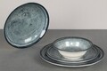 Kutahya Porselen 24 darabos Étkészlet, NNTS24Y2890003, nano porcelán, tengerkék/türkiz