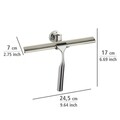Öntapadó lehúzó, Weko, Bovino Power-Loc®, 24,5 x 17 x 7 cm, rozsdamentes acél