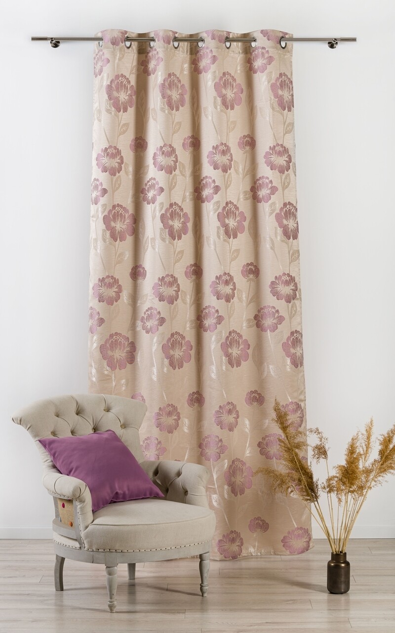 Bézs függöny 140x245 cm Izolde – Mendola Fabrics