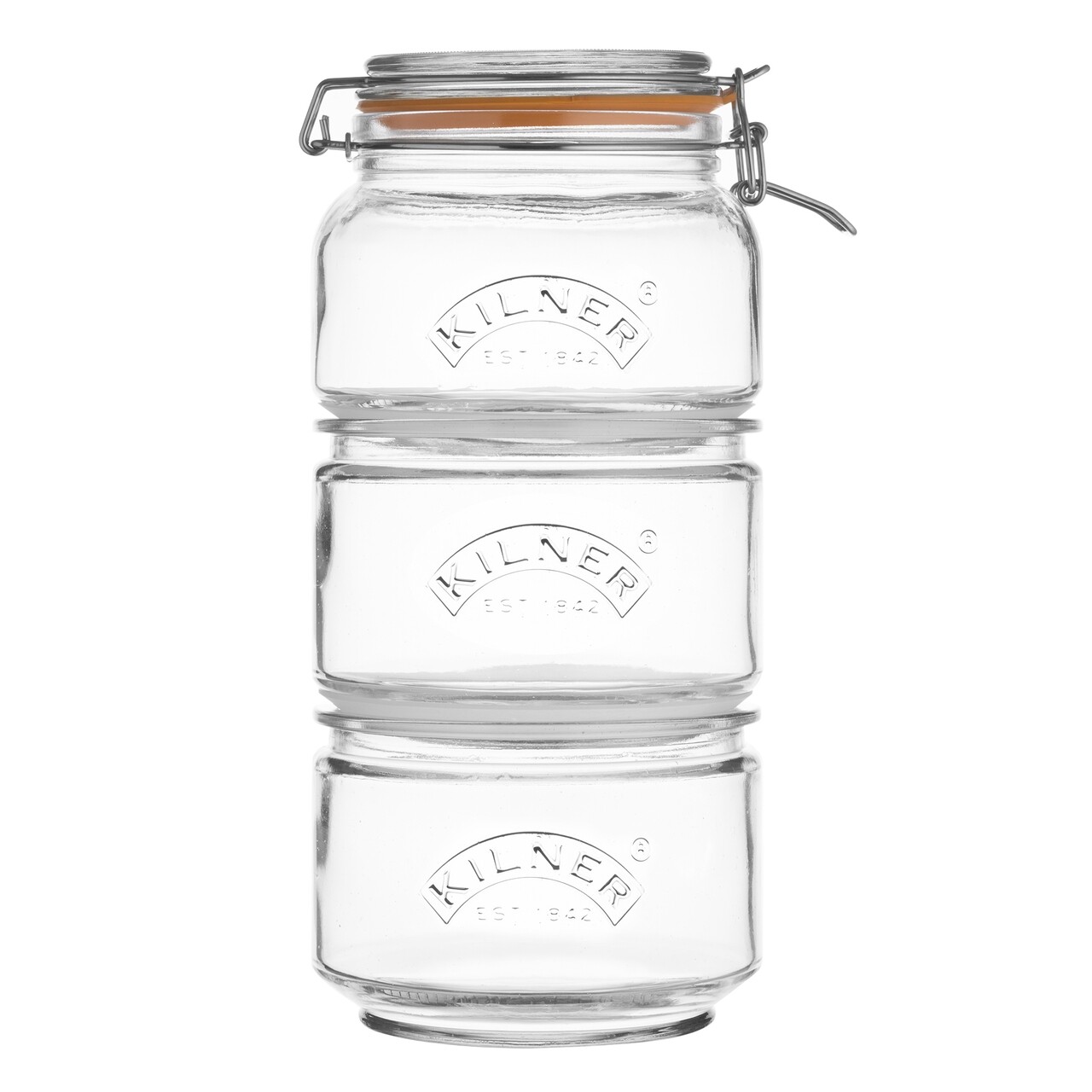 Kilner 3 Db Befőttesüveg Fedővel, Alegria, üveg, átlátszó