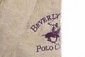 Uniszex fürdőköpeny, Beverly Hills Polo Club, 100% pamut, XS/S, krém