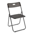 Tivoli szék, Versa, 46x46x79,5 cm, fém / polipropilén, fekete
